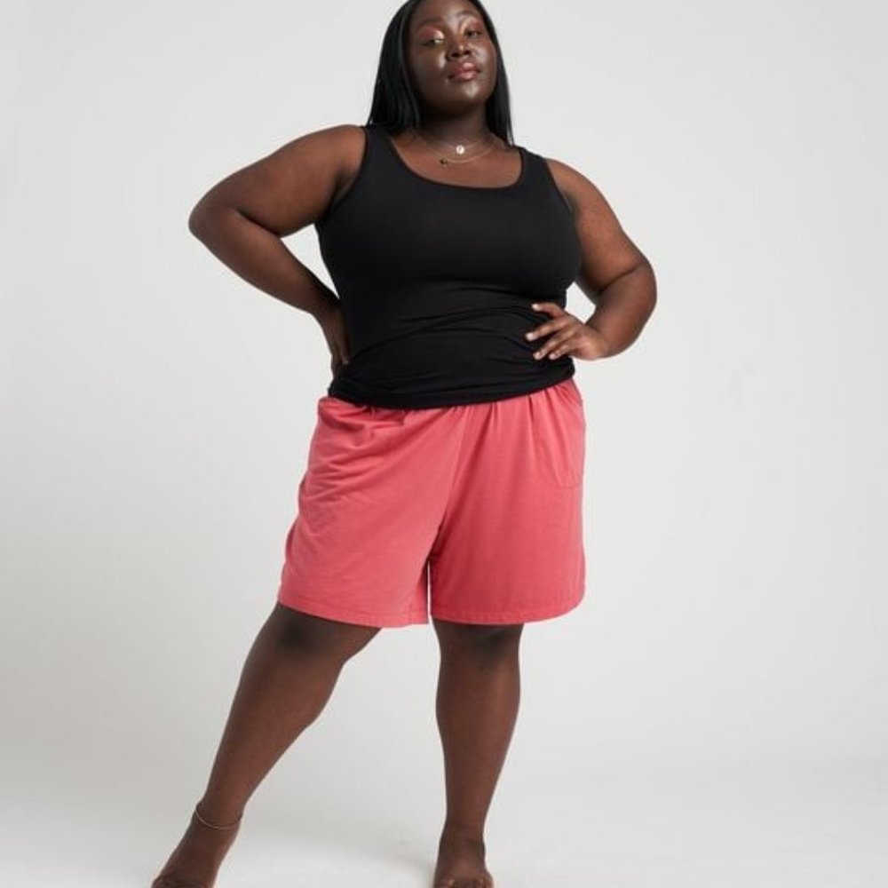 Universal Standard Lorelai Lounge Shorts Flamingo Size S (14-16)